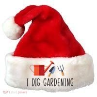 I Dig Gardening Santa Hat thumb 0