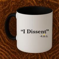 I Dissent RBG Ruth Bader Ginsburg Coffee Mug thumb 2