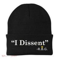 I Dissent RBG Ruth Bader Ginsburg Beanie thumb 0