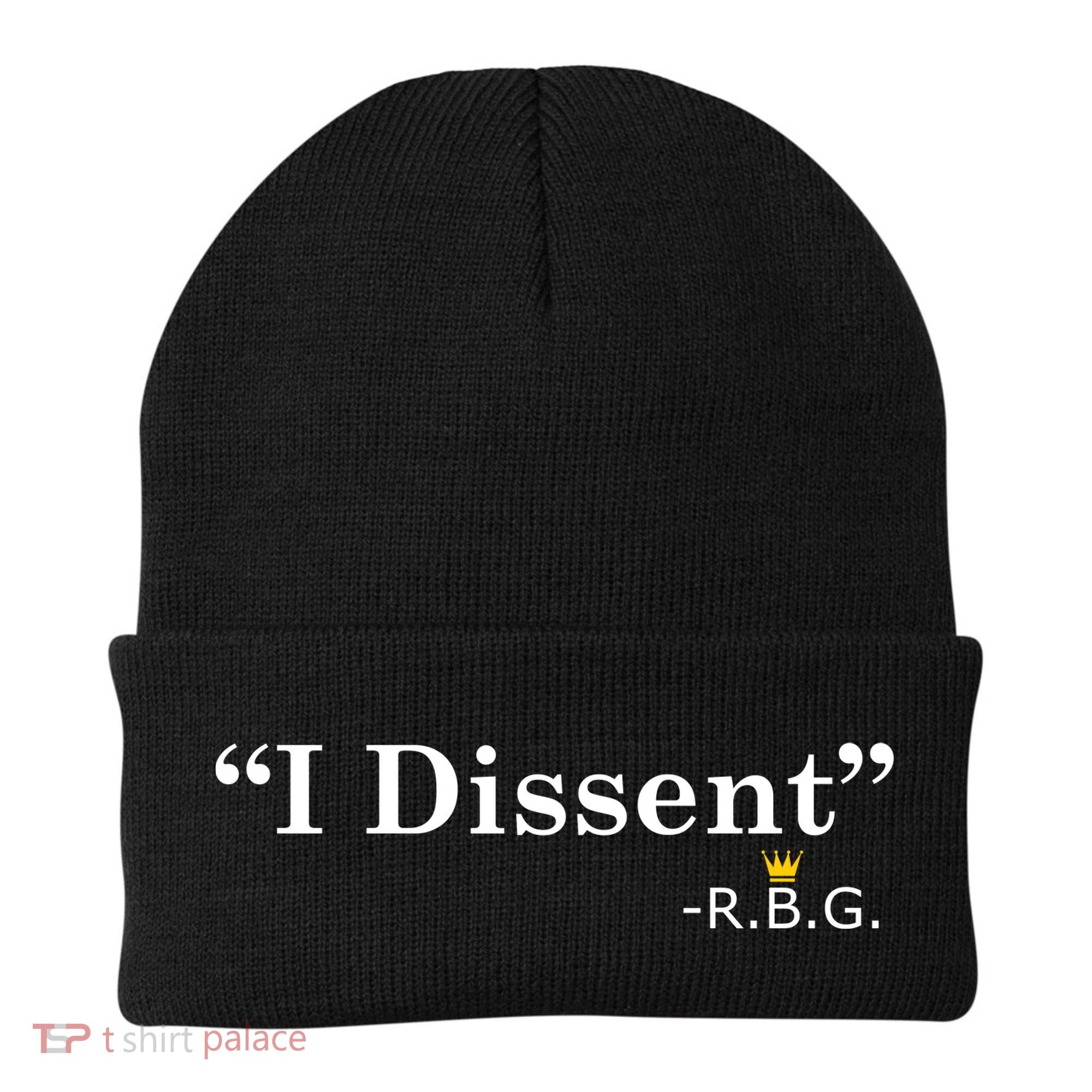 I Dissent RBG Ruth Bader Ginsburg Beanie