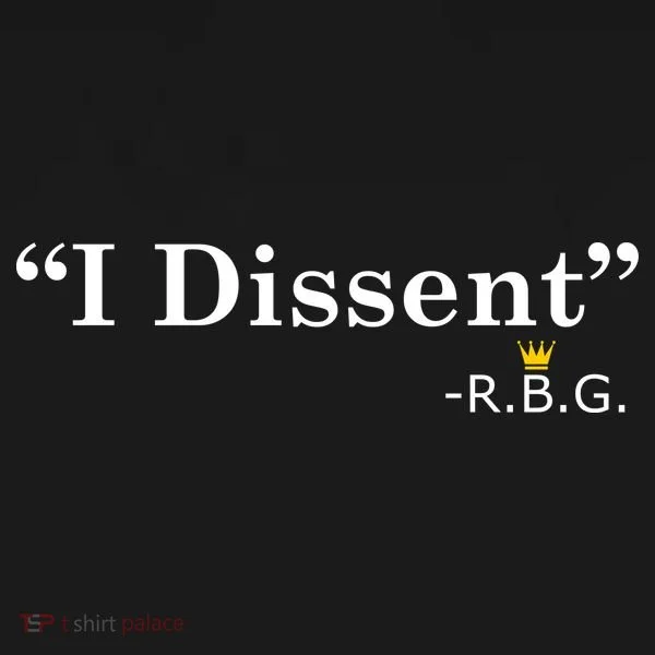 I Dissent RBG Ruth Bader Ginsburg Mousepad
