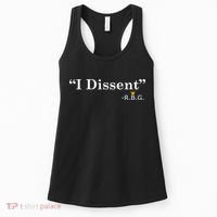 I Dissent RBG Ruth Bader Ginsburg Women's Tank Top thumb 0