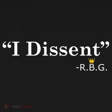 I Dissent RBG Ruth Bader Ginsburg Tall Hoodie