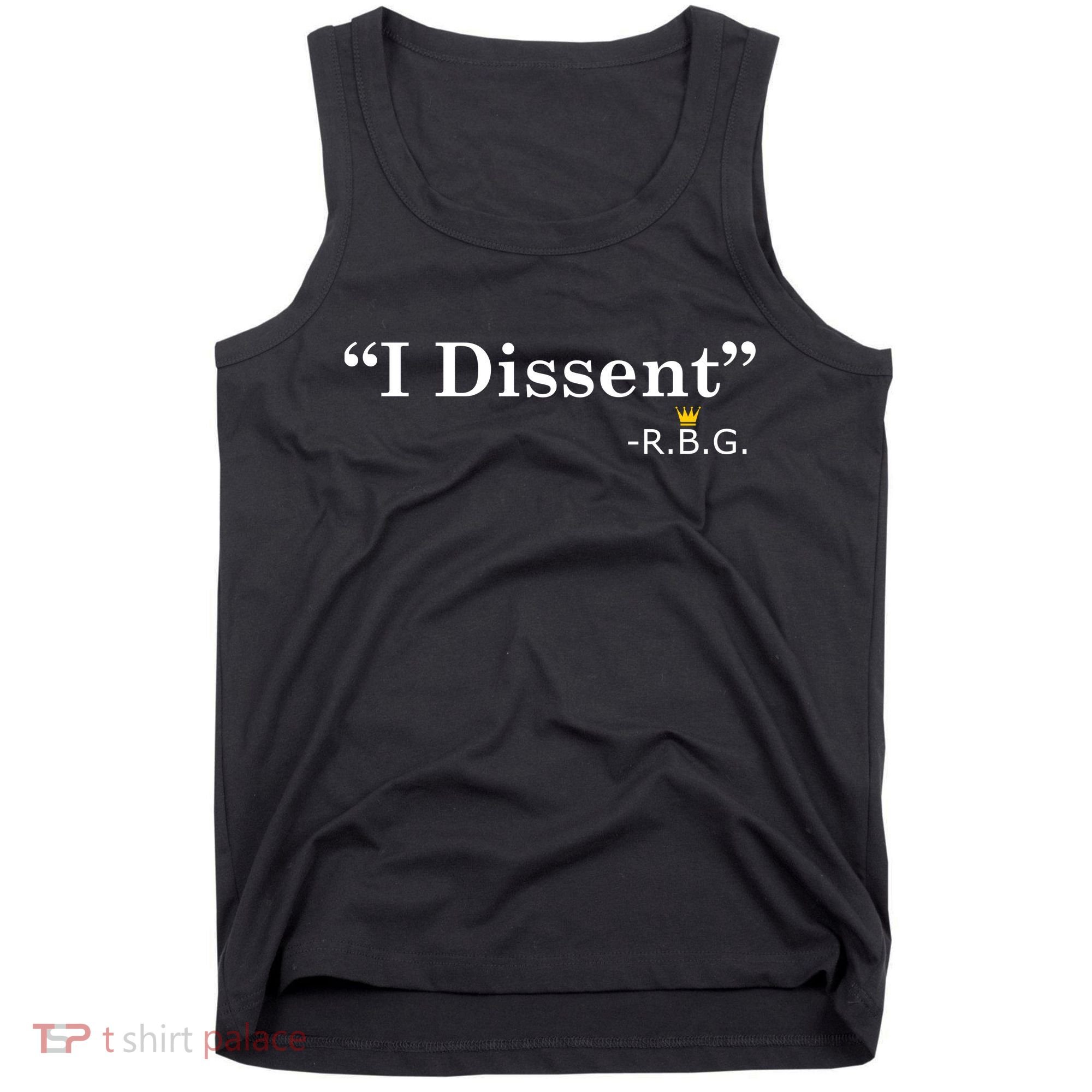 I Dissent RBG Ruth Bader Ginsburg Tank Top