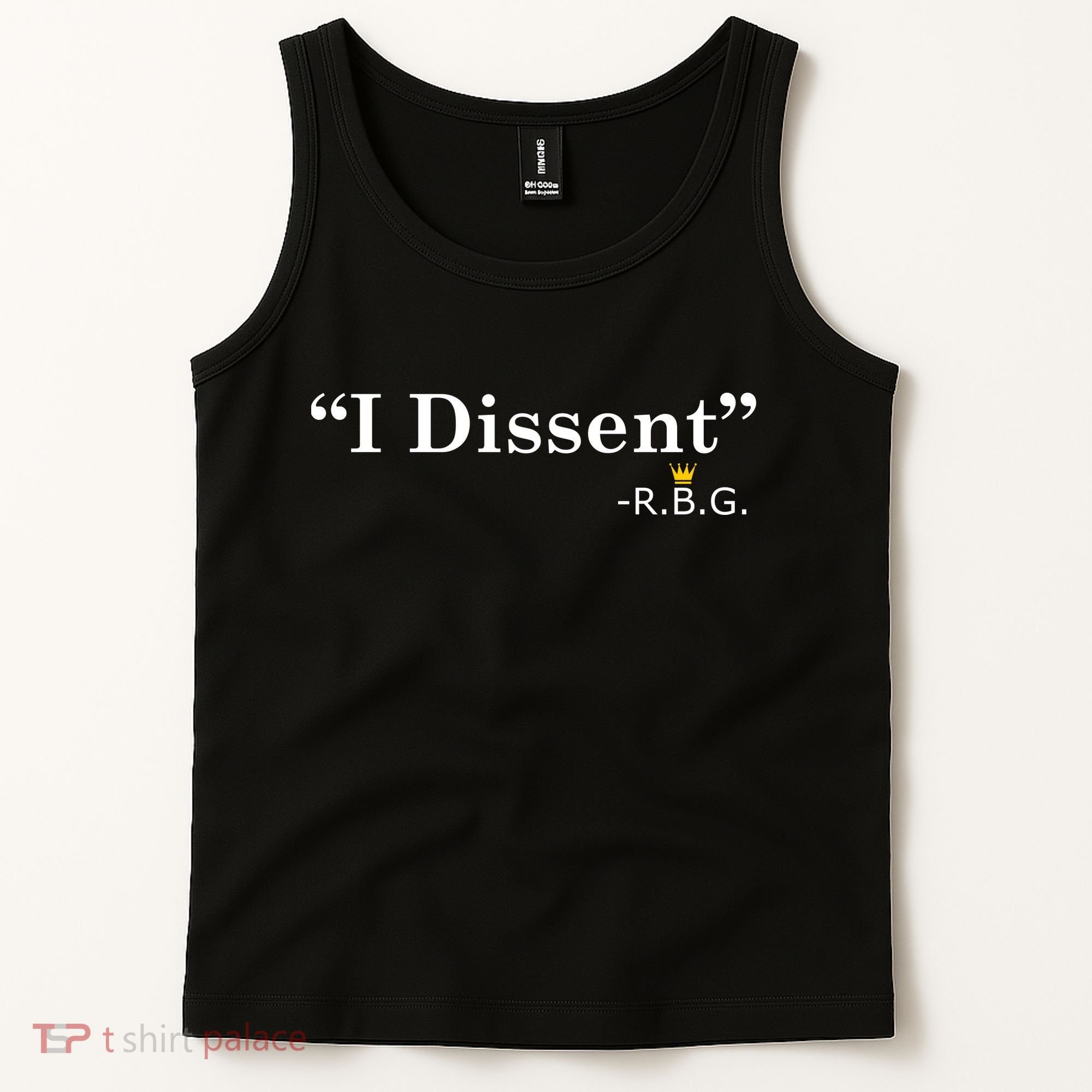 I Dissent RBG Ruth Bader Ginsburg Tank Top