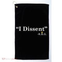 I Dissent RBG Ruth Bader Ginsburg Golf Towel thumb 0