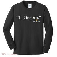 I Dissent RBG Ruth Bader Ginsburg Kids Long Sleeve Shirt thumb 0