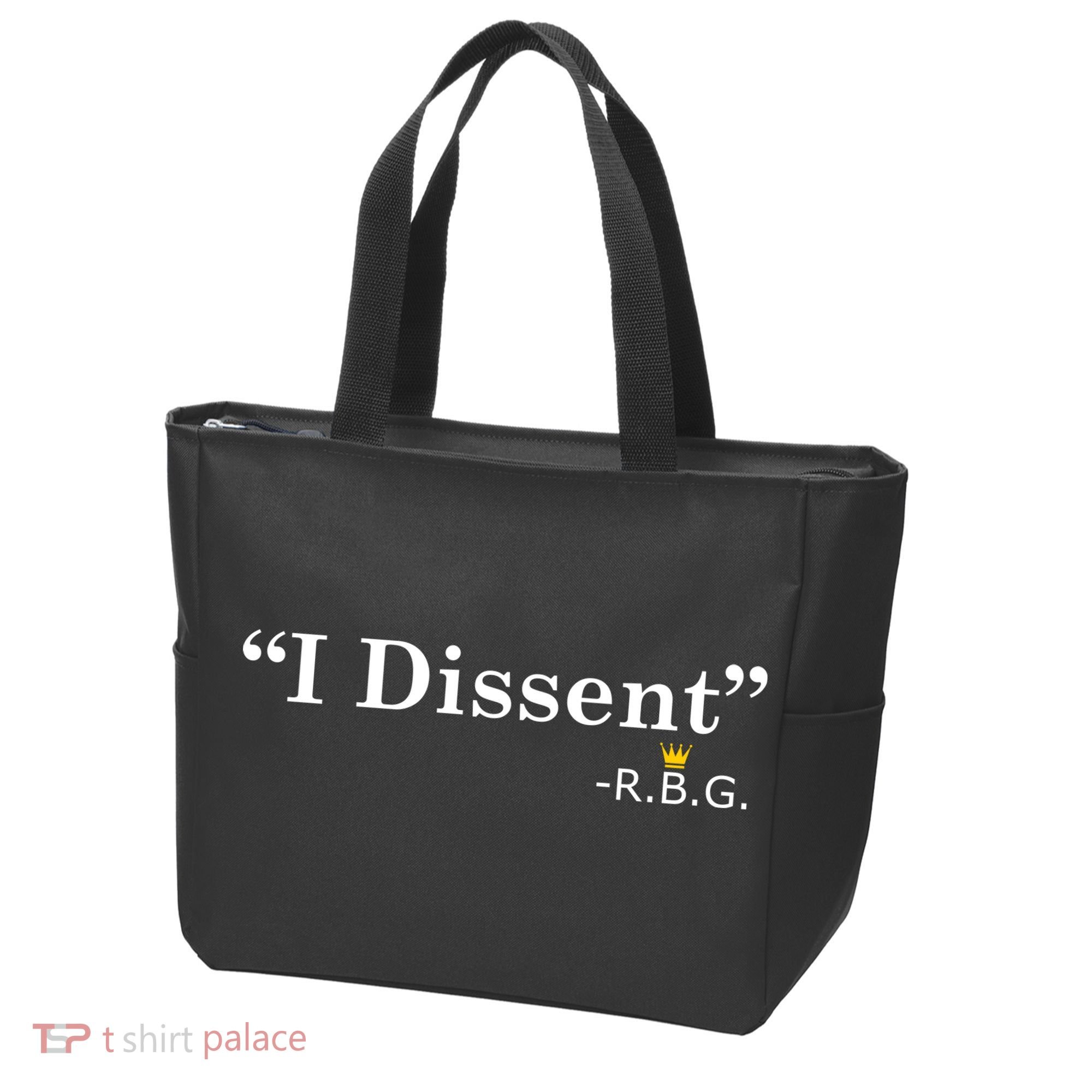 I Dissent RBG Ruth Bader Ginsburg Tote Bag