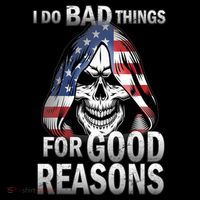 I Do Bad Things For Good Reasons Women's Hoodie thumb 2
