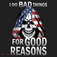 I Do Bad Things For Good Reasons Tumbler thumb 3