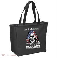 I Do Bad Things For Good Reasons Tote Bag thumb 2