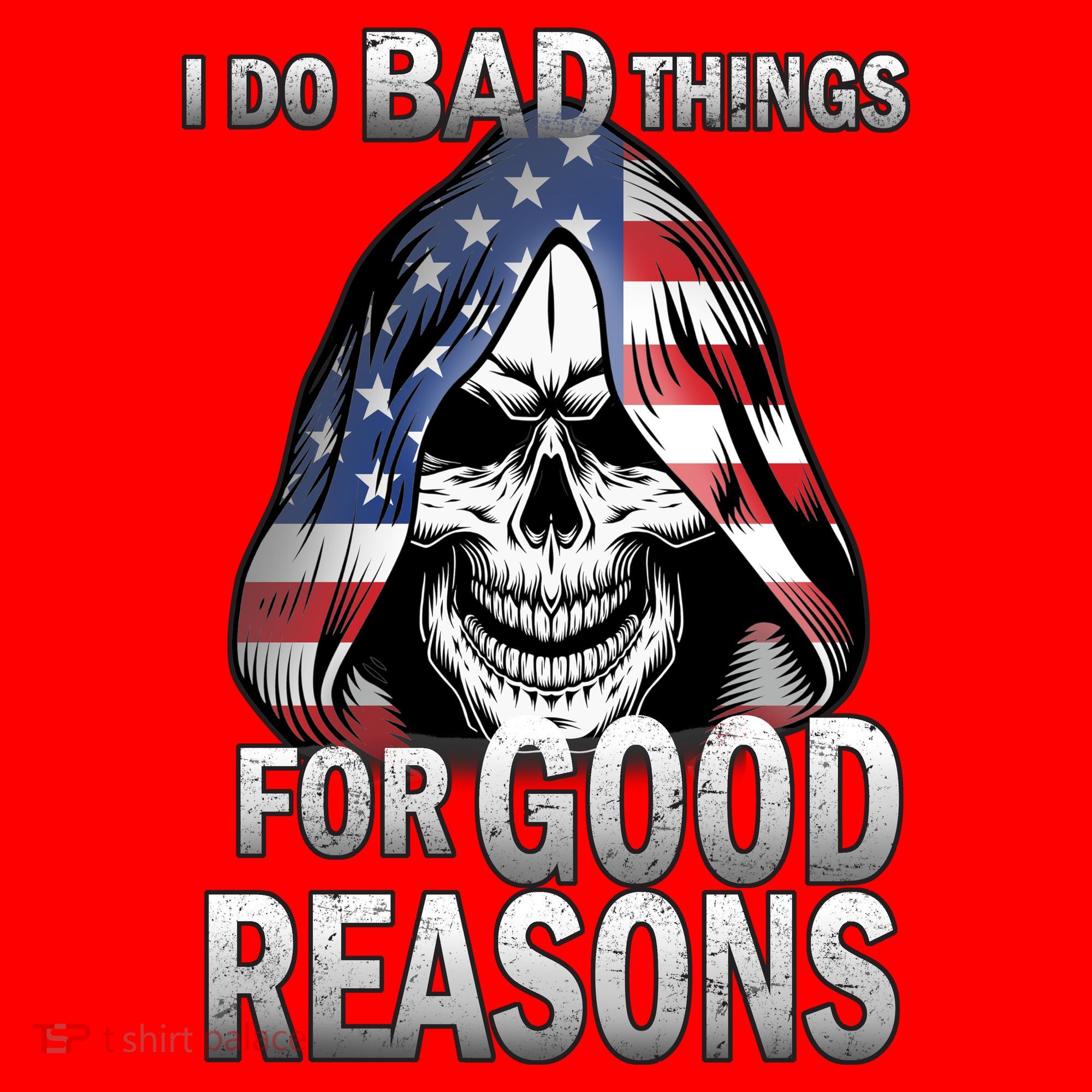 I Do Bad Things For Good Reasons Santa Hat