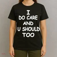 I Do Care U Should Too T-Shirt thumb 4