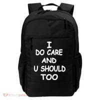 I Do Care U Should Too Backpack thumb 0