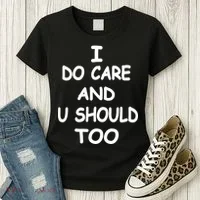 I Do Care U Should Too Women's T-Shirt thumb 3