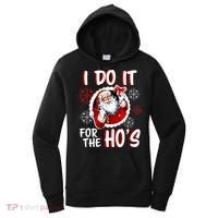 I Do It For the Ho's Funny Santa Claus Women's Hoodie thumb 0