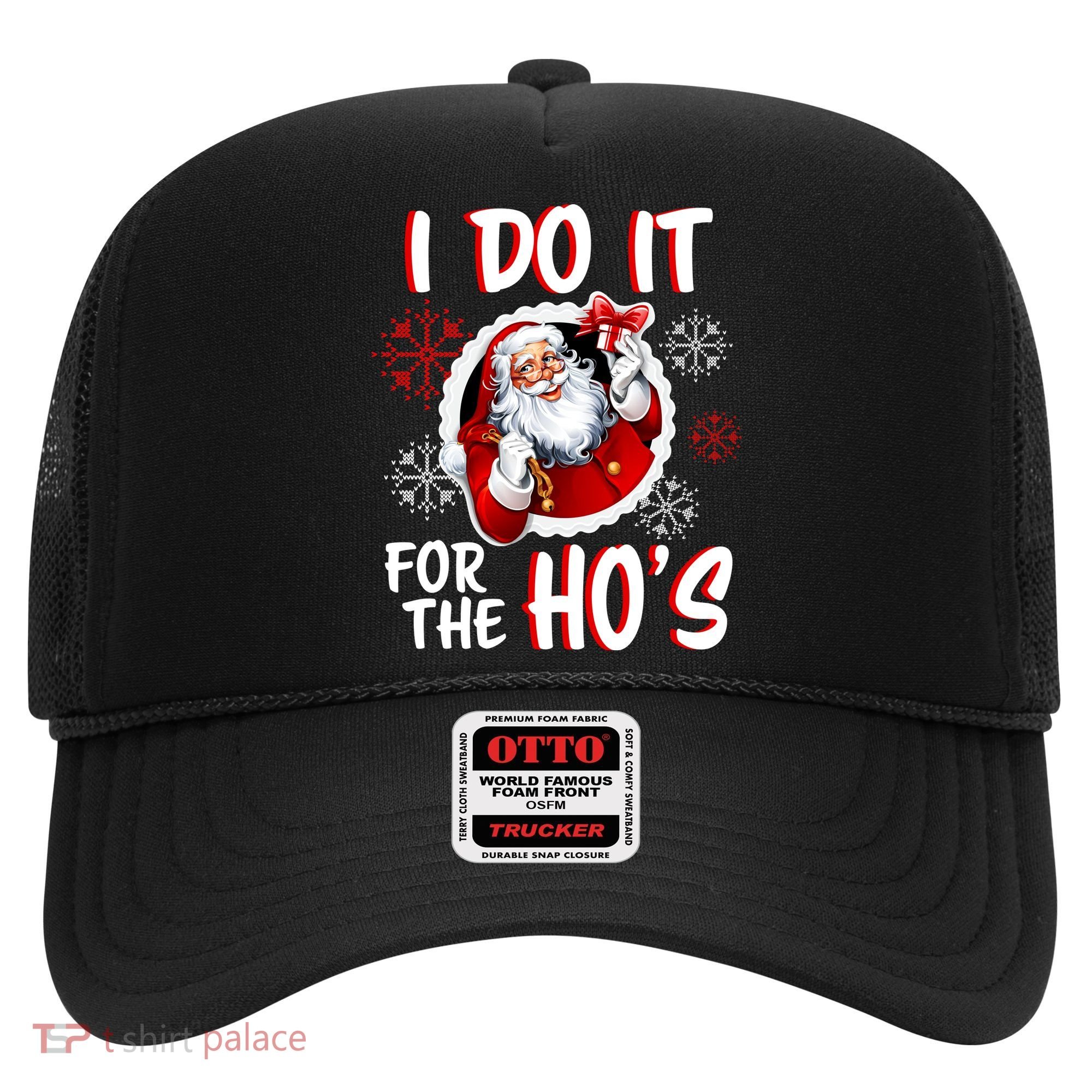 I Do It For the Ho's Funny Santa Claus Hat
