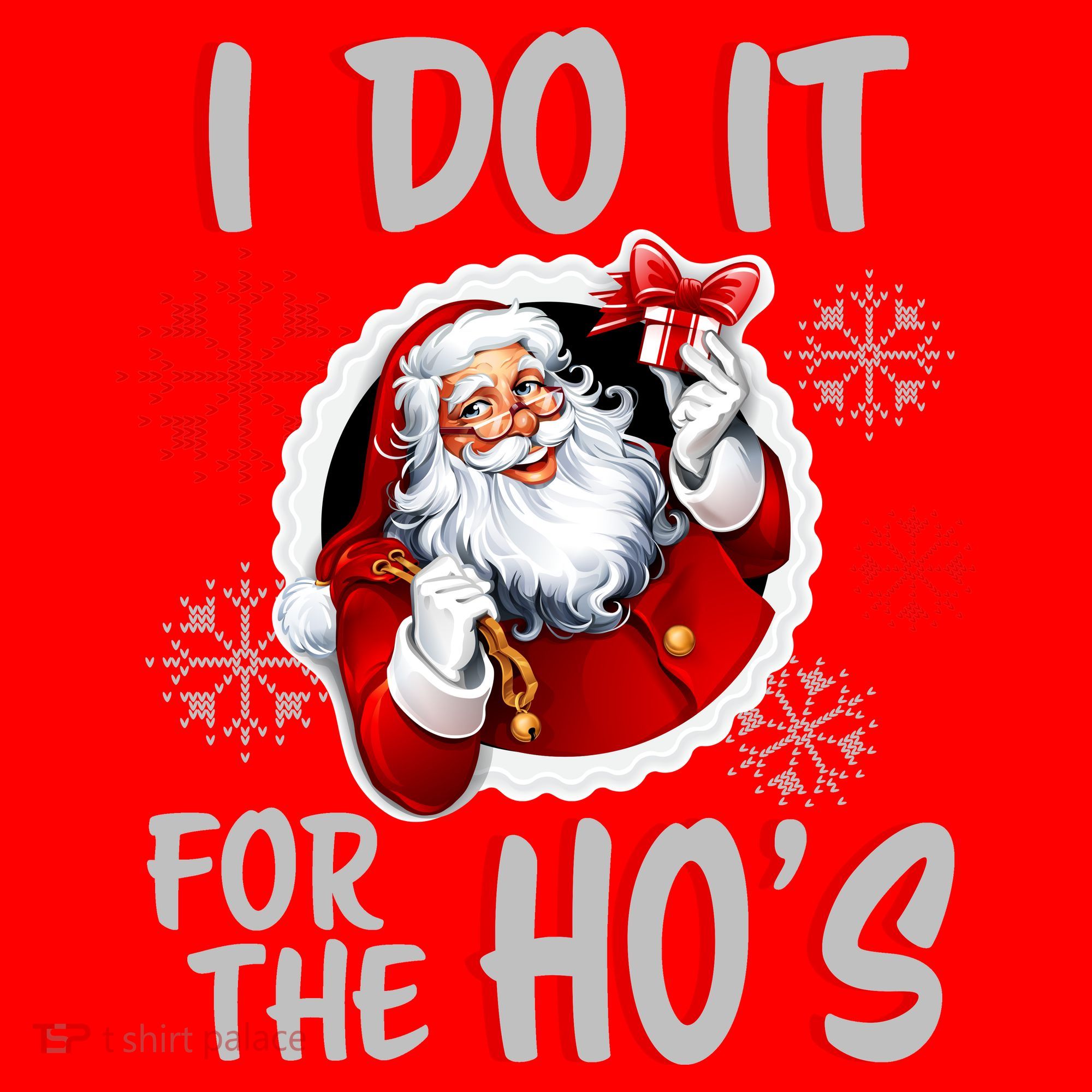 I Do It For the Ho's Funny Santa Claus Santa Hat