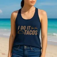 I Do It For The Tacos Women's Tank Top thumb 2
