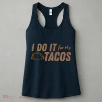 I Do It For The Tacos Women's Tank Top thumb 3