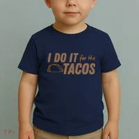 I Do It For The Tacos Toddler T-Shirt thumb 2