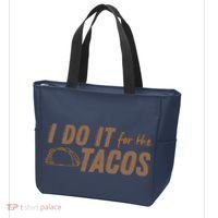 I Do It For The Tacos Tote Bag thumb 3