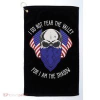 I Do Not Fear The Valley For I Am The Shadow Golf Towel thumb 0