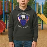I Do Not Fear The Valley For I Am The Shadow Kids Hoodie thumb 2