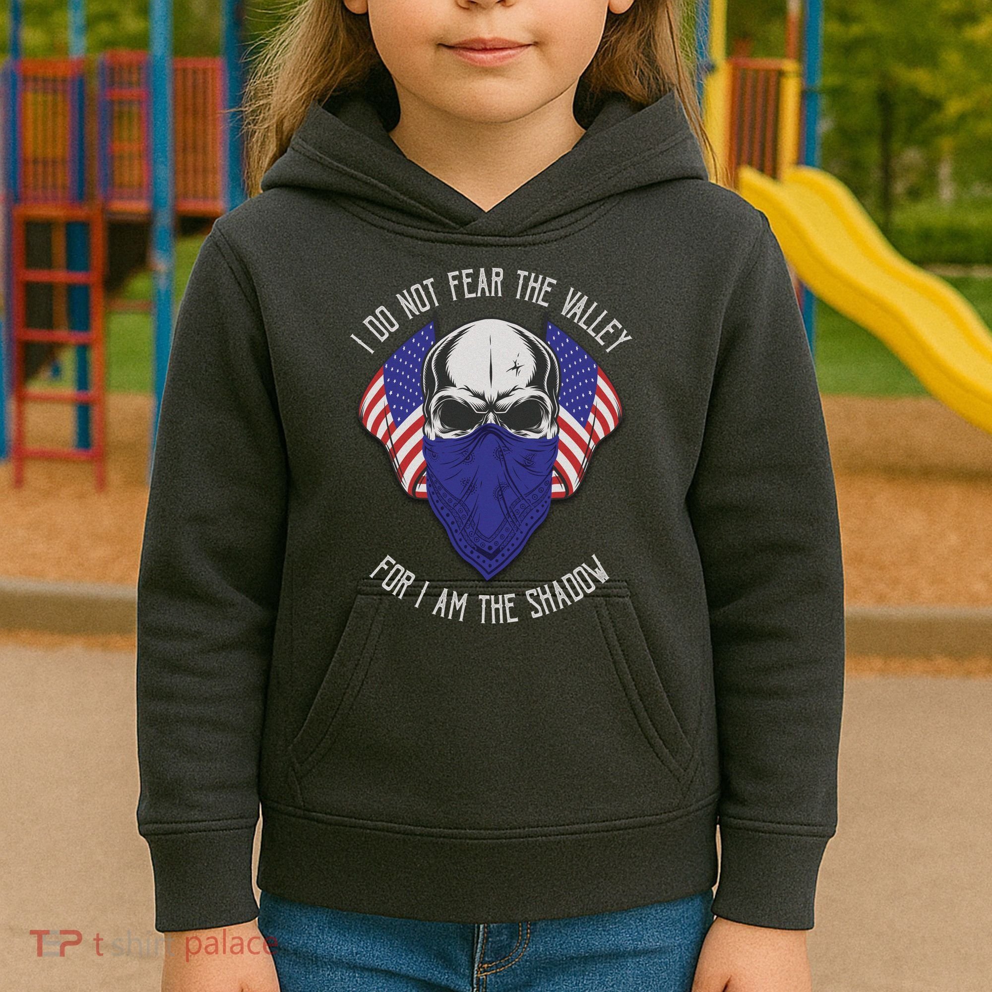 I Do Not Fear The Valley For I Am The Shadow Kids Hoodie