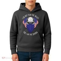 I Do Not Fear The Valley For I Am The Shadow Kids Hoodie thumb 4
