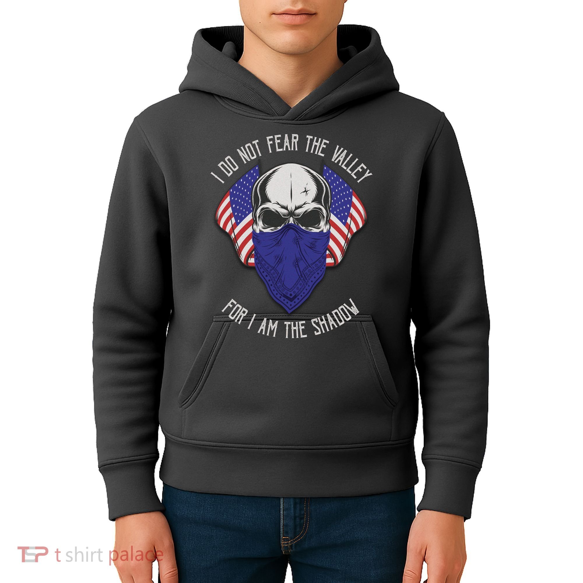 I Do Not Fear The Valley For I Am The Shadow Kids Hoodie