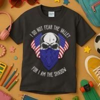 I Do Not Fear The Valley For I Am The Shadow Kids T-Shirt thumb 3