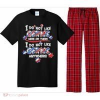 I Do Not Like Germs Here Or There Pajama Set thumb 0