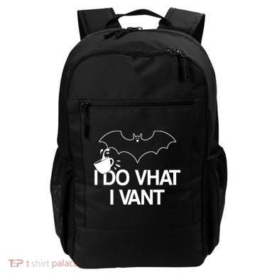 I Do What I Vant (Want) Funny Bat Vampire Backpack
