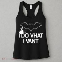 I Do What I Vant (Want) Funny Bat Vampire Women's Tank Top thumb 3