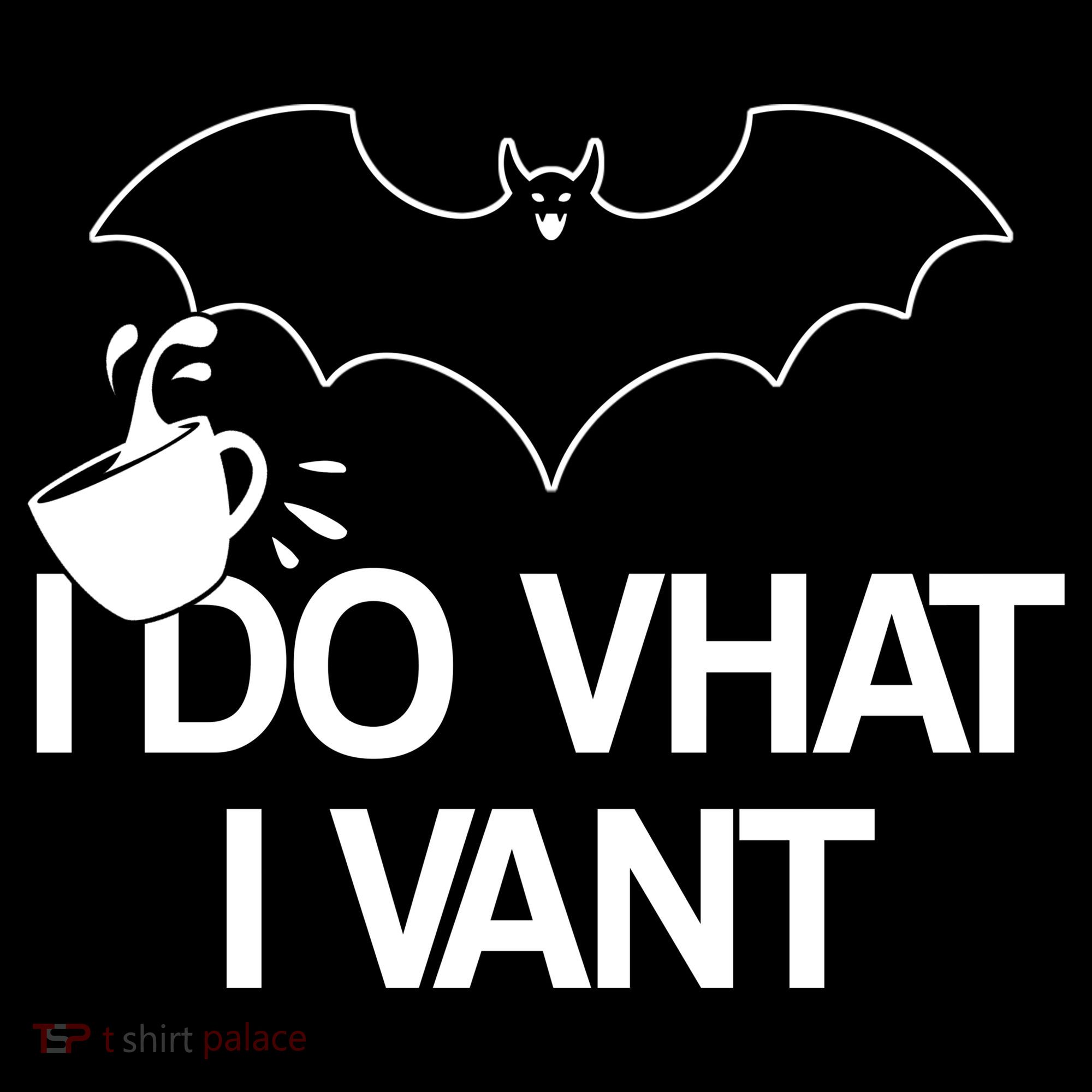 I Do What I Vant (Want) Funny Bat Vampire Baby Bodysuit