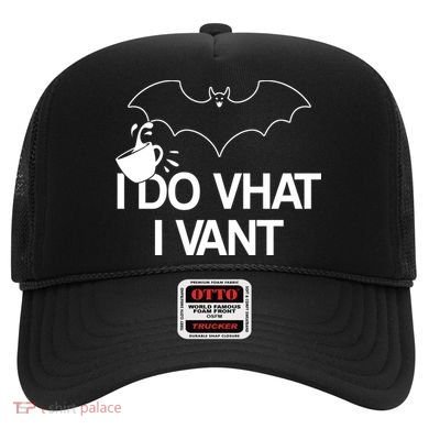 I Do What I Vant (Want) Funny Bat Vampire Hat