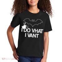 I Do What I Vant (Want) Funny Bat Vampire Kids T-Shirt thumb 2