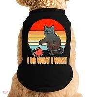 I Do What I Want Bad Cat Doggie Tank thumb 0