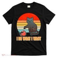 I Do What I Want Bad Cat T-Shirt thumb 0