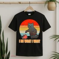 I Do What I Want Bad Cat T-Shirt thumb 2