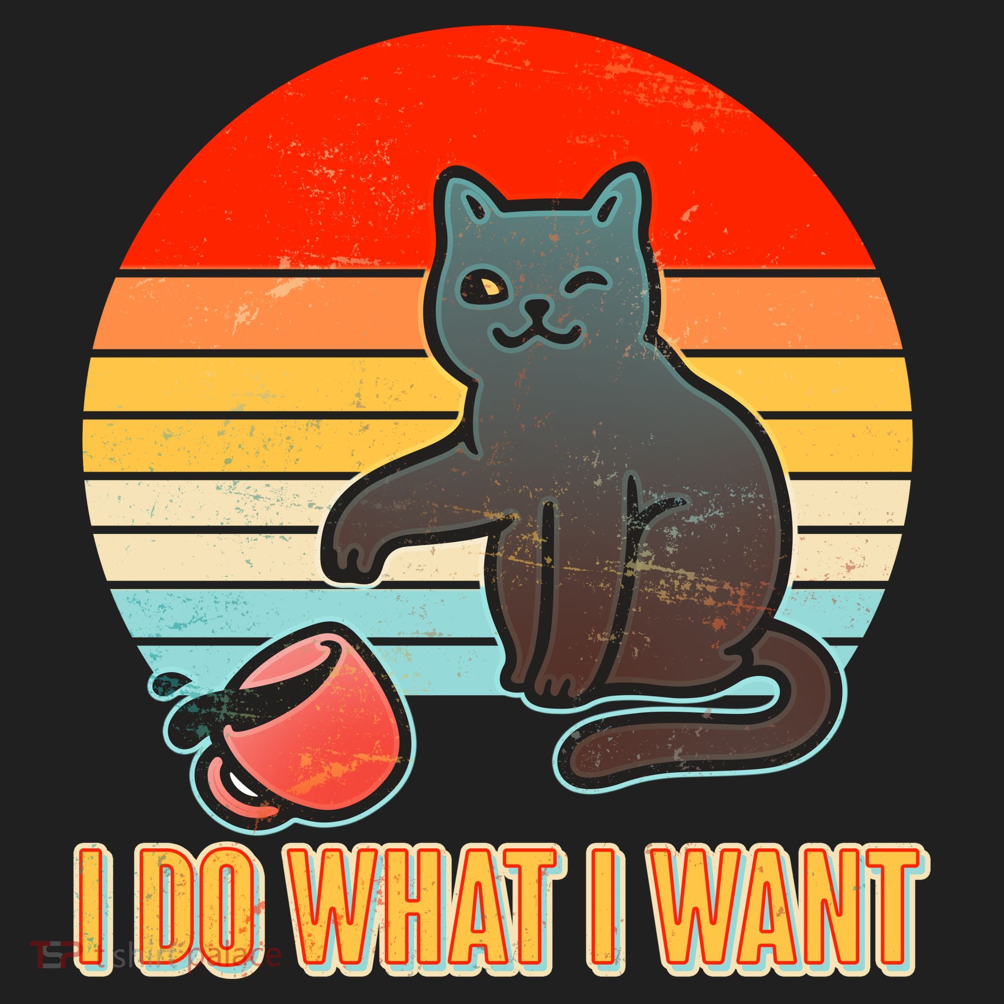 I Do What I Want Bad Cat Beanie