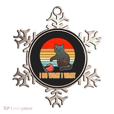 I Do What I Want Bad Cat Ornament