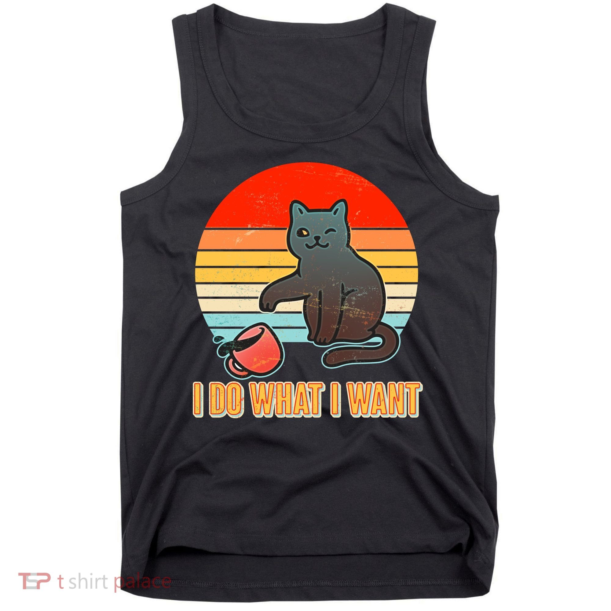 I Do What I Want Bad Cat Tank Top