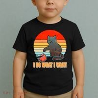 I Do What I Want Bad Cat Toddler T-Shirt thumb 2