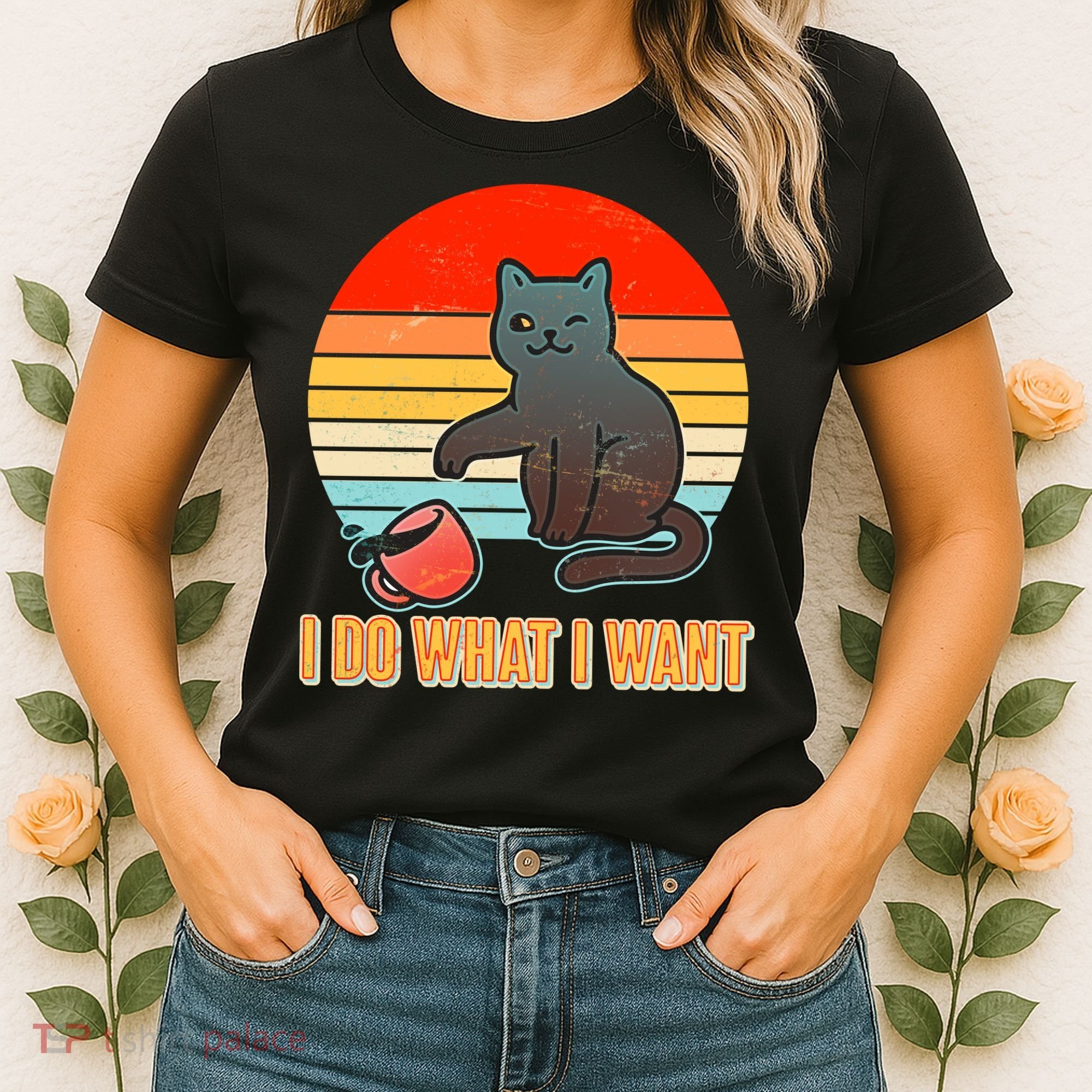 I Do What I Want Bad Cat Women's T-Shirt