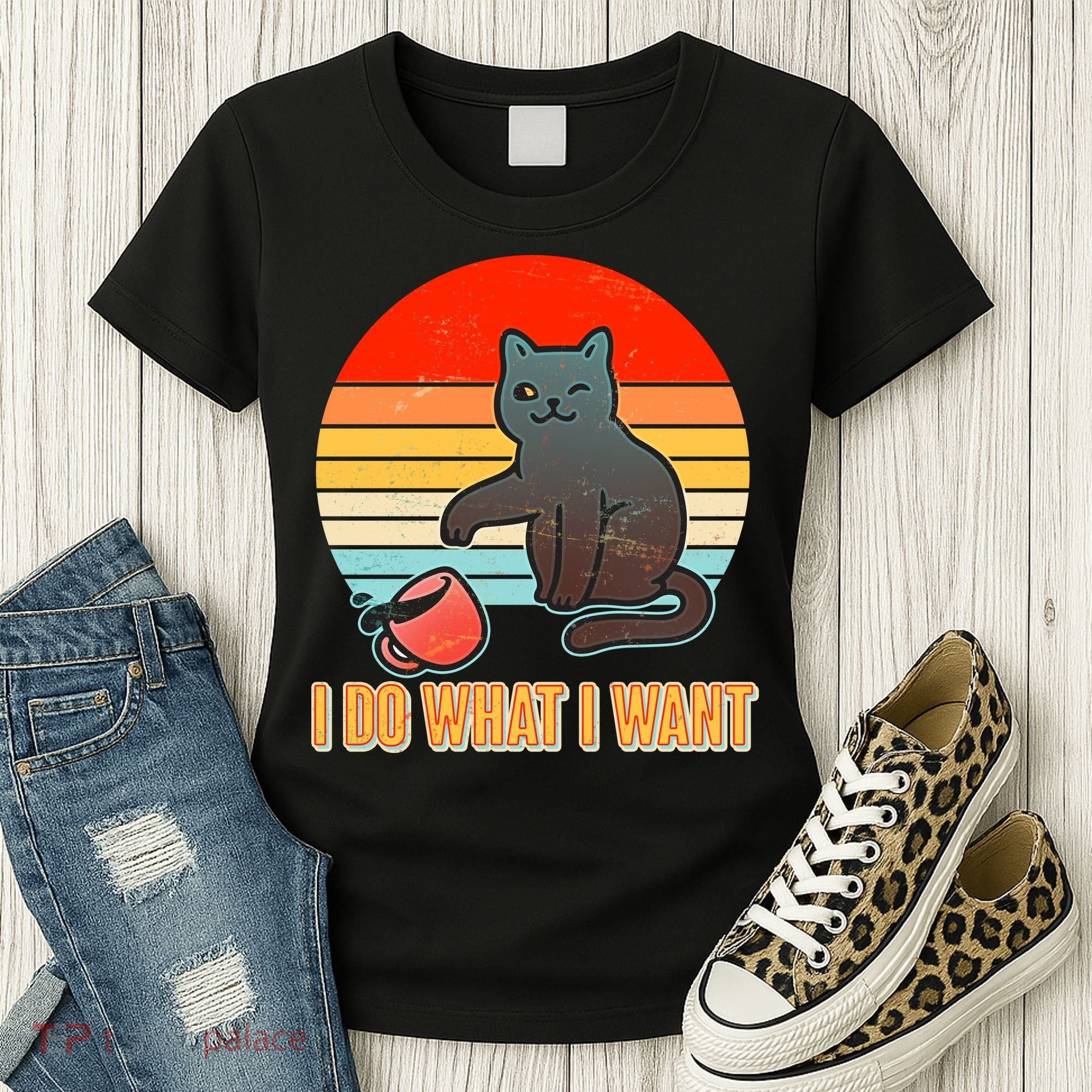 I Do What I Want Bad Cat Women's T-Shirt
