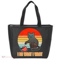 I Do What I Want Bad Cat Tote Bag thumb 0