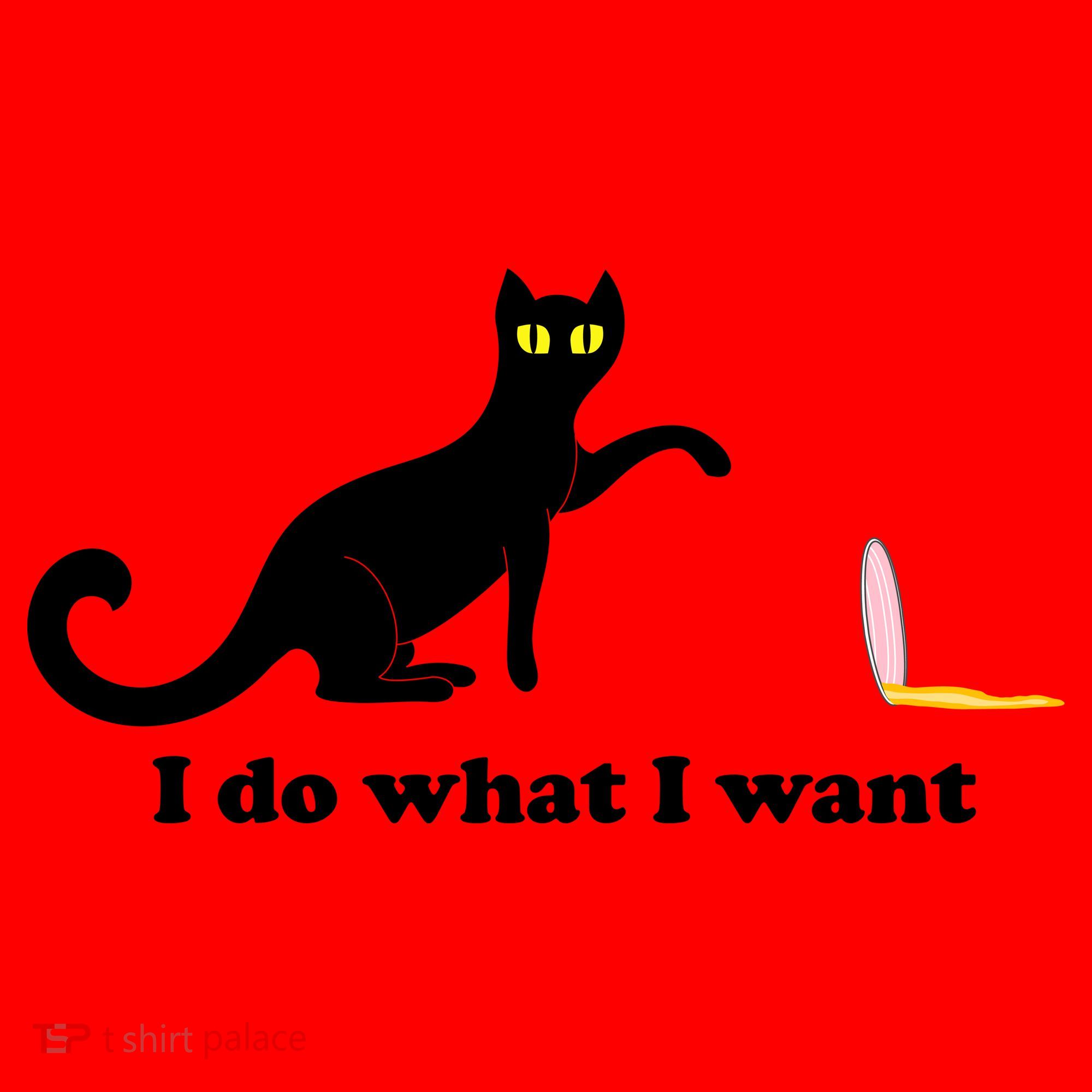 I Do What I Want Evil Cat Santa Hat