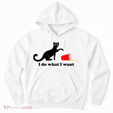 I Do What I Want Evil Cat Hoodie